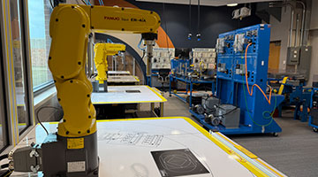 FANUC robot close up