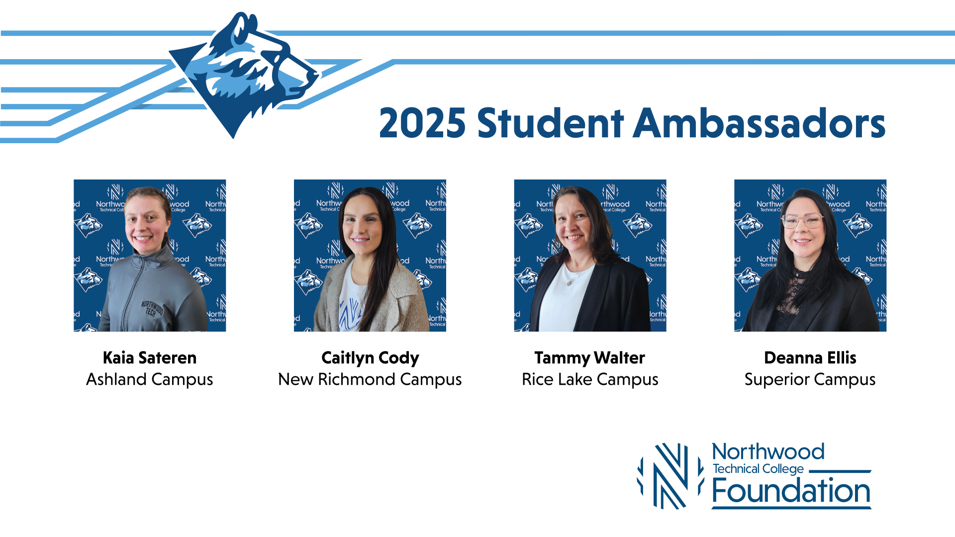 2025 Northwood Tech Student Ambassadors