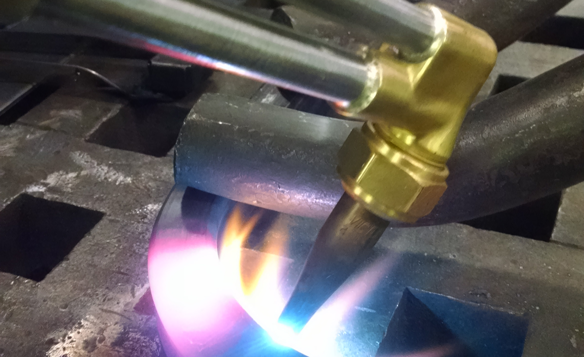 Close up of welding